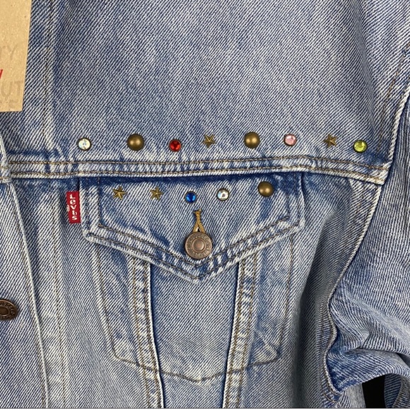 Levi’s Reach for the Sky Baggy Trucker Jacket sz M - Picture 7 of 9